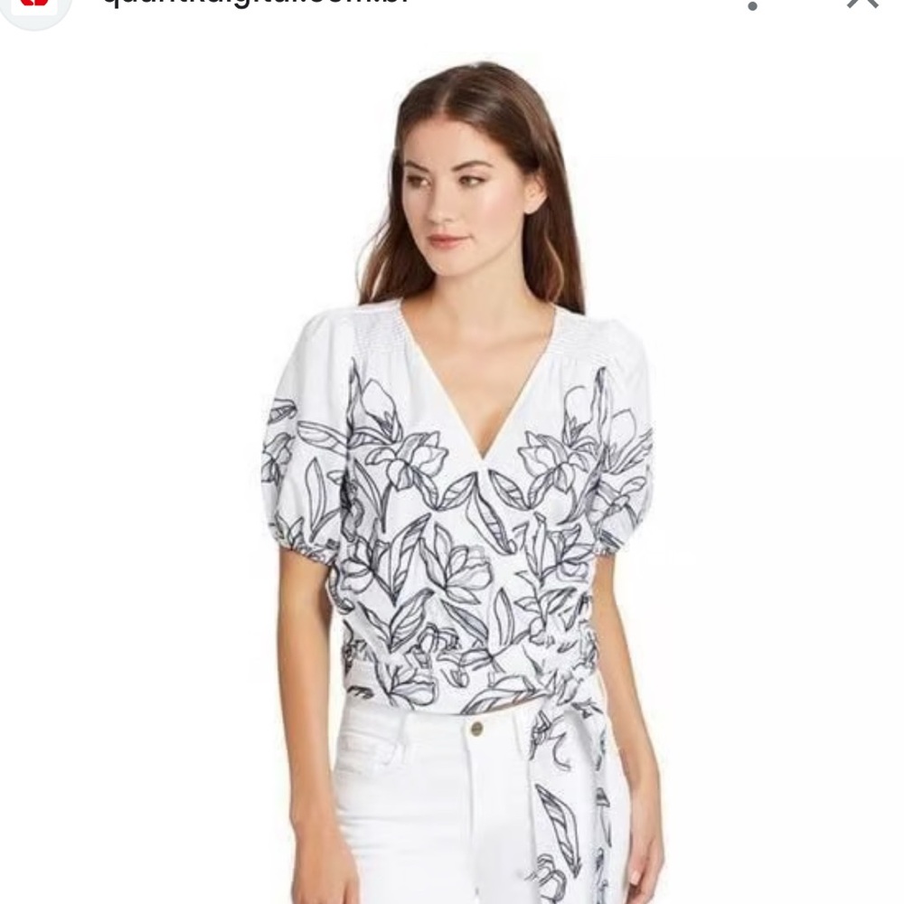 Tanya Taylor Wrap Top size 2